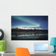 Northern Lights Over Chugach Mts & Knik River, Southcentral Alaska Wall Mural