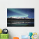 Northern Lights Over Chugach Mts & Knik River, Southcentral Alaska Wall Mural
