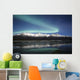 Northern Lights Over Chugach Mts & Knik River, Southcentral Alaska Wall Mural