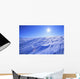 Drifted Snow In Kenai Mtn Icefields Kenai Peninsula Ak Winter Scenic Wall Mural