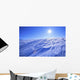 Drifted Snow In Kenai Mtn Icefields Kenai Peninsula Ak Winter Scenic Wall Mural