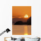 Sunset Over Ak Range & Cook Inlet Turnagain Arm Sc Ak Summer Wall Mural