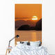 Sunset Over Ak Range & Cook Inlet Turnagain Arm Sc Ak Summer Wall Mural