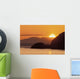 Sunset Over Ak Range & Cook Inlet Turnagain Arm Sc Ak Summer Wall Mural