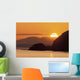 Sunset Over Ak Range & Cook Inlet Turnagain Arm Sc Ak Summer Wall Mural