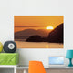 Sunset Over Ak Range & Cook Inlet Turnagain Arm Sc Ak Summer Wall Mural