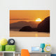Sunset Over Ak Range & Cook Inlet Turnagain Arm Sc Ak Summer Wall Mural