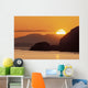 Sunset Over Ak Range & Cook Inlet Turnagain Arm Sc Ak Summer Wall Mural