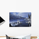 Eagle River In Chugach Sp Sc Alaska Early Winter Wall Mural