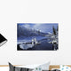 Eagle River In Chugach Sp Sc Alaska Early Winter Wall Mural