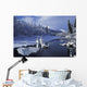 Eagle River In Chugach Sp Sc Alaska Early Winter Wall Mural