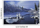 Eagle River In Chugach Sp Sc Alaska Early Winter Wall Mural