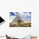 Great Pyramid of Pharaoh Khufu, and the Sphinx. Wall Mural