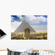 Great Pyramid of Pharaoh Khufu, and the Sphinx. Wall Mural