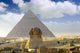 Great Pyramid of Pharaoh Khufu, and the Sphinx. Wall Mural