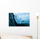 A Waterfall Down An Ice Cave Glacier Wall Mural