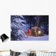 A Tent Is Set Up Wall Mural
