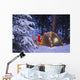 A Tent Is Set Up Wall Mural