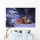 A Tent Is Set Up Wall Mural