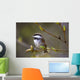 Chestnut Backed Chickadee Perched On Branch On Fox Island Wall Mural