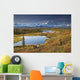 Scenic Of Bull Caribou And Tundra Pond Wall Mural