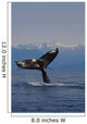 Humpback Whale Fluke Out Of Water Inside Passage Wall Mural