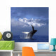 Humpback Whale Breaches Wall Mural