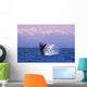 Humpback Breaching Wall Mural