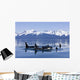 Orca Surface In Lynn Canal Near Juneau With Coast Range Beyond Wall Mural