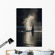 An Orca Whale Exhales As It Surfaces In Alaska's Inside Passage Wall Mural