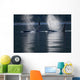 Orca Whales Exhale As They Surfaces In Alaska's Inside Passage Wall Mural