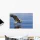 Bald Eagle Prepares To Grab Fish Inside Passage Se Ak Summer Wall Mural