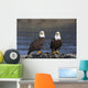 Bald Eagles Perched Wall Mural