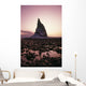 Sunset Over Rock Kayak Island Se Alaska Autumn Gulf Of Alaska Wall Mural