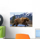 Young Grizzly Bear Running At The Alaska Wildlife Conservation Center Wall Mural