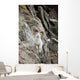 A Curious Full-Curled Dall Sheep Ram Perches Wall Mural