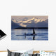 Two Killer Whales Surface Wall Mural