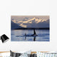 Two Killer Whales Surface Wall Mural