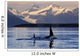 Two Killer Whales Surface Wall Mural