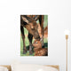Cow Elk Tending To Its Calf Wall Mural