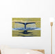 Humpback Whale Diving With Tail Fluke Visible Wall Mural