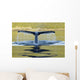 Humpback Whale Diving With Tail Fluke Visible Wall Mural