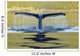 Humpback Whale Diving With Tail Fluke Visible Wall Mural