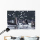 Humpback Whales Bubble Net Feeding For Herring In Chatham Strait Wall Mural