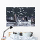 Humpback Whales Bubble Net Feeding For Herring In Chatham Strait Wall Mural