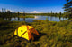 Tent Camping In Wrangell Saint Elias National Park With Mount Sanford Wall Mural