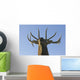 Close Up View Of A Rocky Mountain Bull Elk Bugling Wall Mural