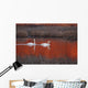 Pair Of Trumpeter Swans Swim Wall Mural