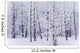 Frost Covered Cottonwood Trees Wall Mural