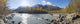 Panorama View Of Rapids Camp Along Eagle River In Chugach State Park Wall Mural